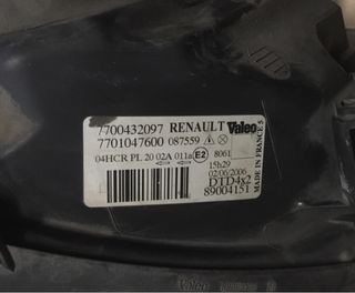 Foco Delantero Derecho Renault Scenic 1 2002