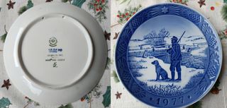 Piatto da collezione Royal Copenhagen 1977