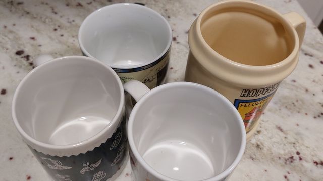 4 Jarras tazas ceramica