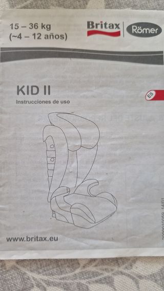Silla coche Grupo 2 Britax Römer