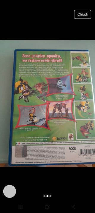 Gioco ps2 crash bandicot twinsanity