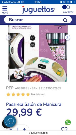 Juego manicura sin estrenar