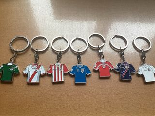 Portachiavette delle maglie di calcio Rayo e Sevilla
