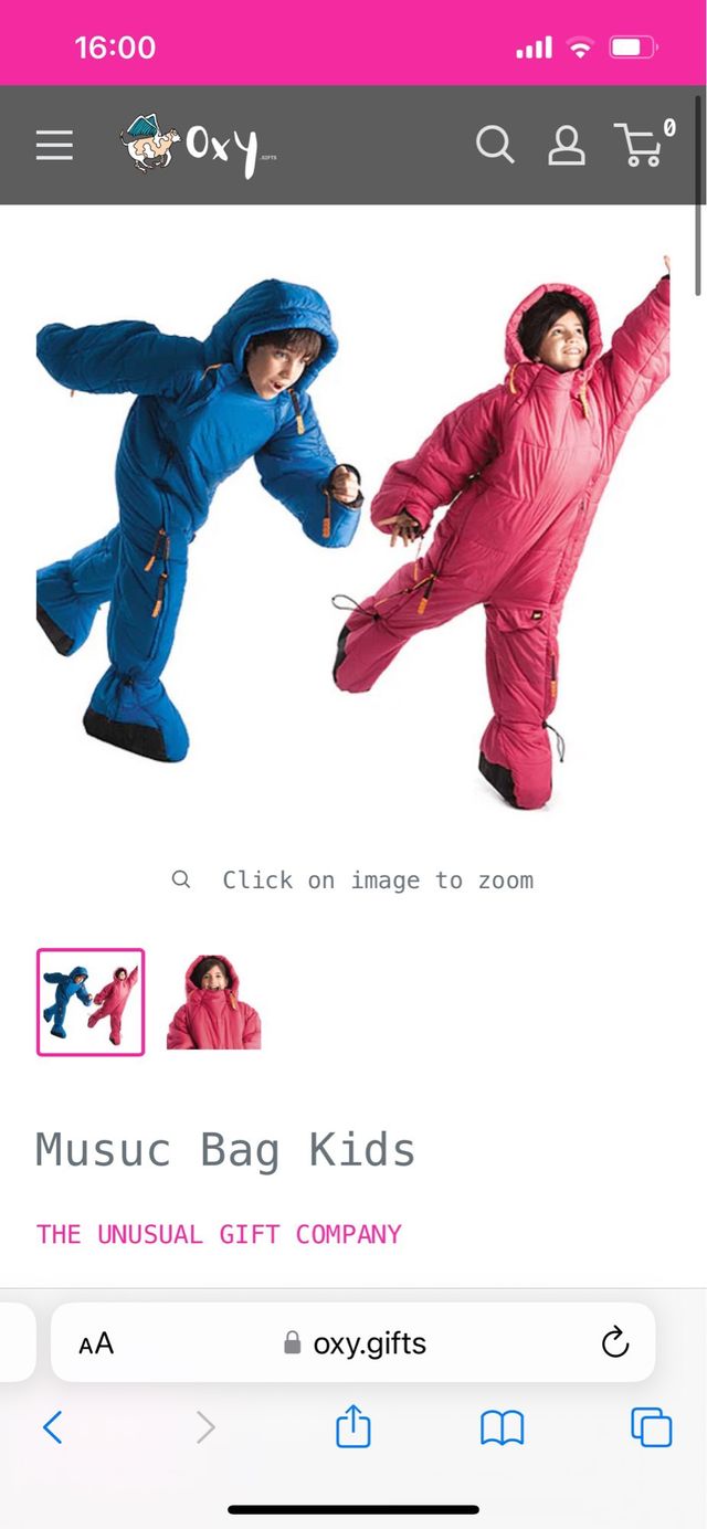 Musuc bag (saco de dormir)