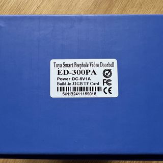 Mirilla de seguridad inalámbrica ED-300PA 32GB