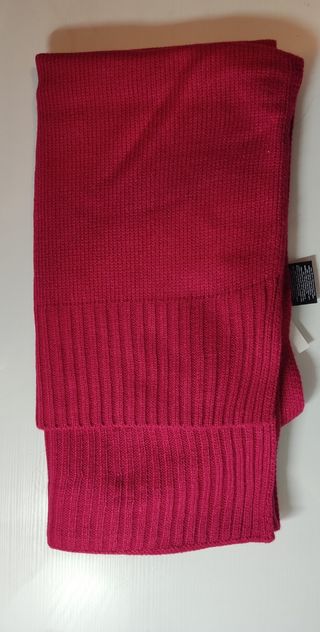 Bufanda rosa