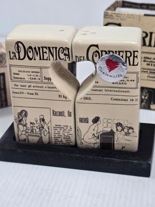 Sale e pepe ceramica pubblicitaria