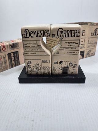 Sale e pepe ceramica pubblicitaria