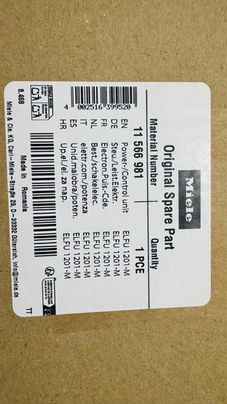 Lavadora Miele WCI660 modulo de potencia