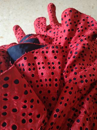 Traje de flamenca rojo XS