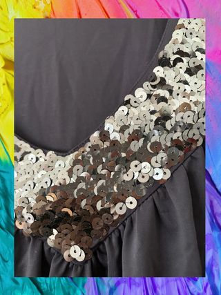 Top Lentejuelas Como Nuevo