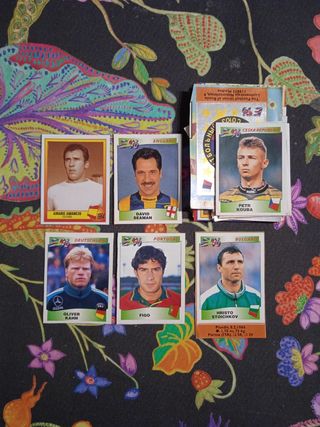 Cromos recortados de Eurocopa 96 Panini