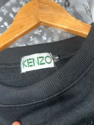 sudadera kenzo negra