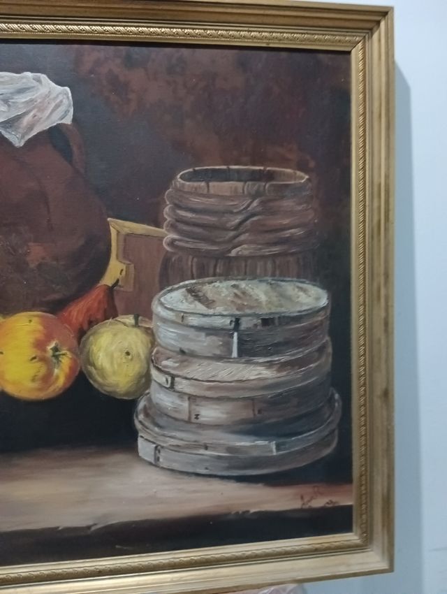 Pintura em aquarela antiga.