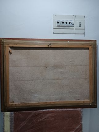 Cuadro antiguo en acuarela . 