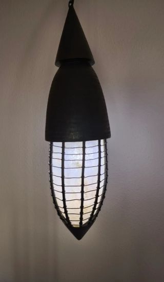 Lámpara de diseño vintage-industrial de pie