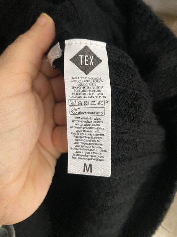 Vestido largo de punto oversized