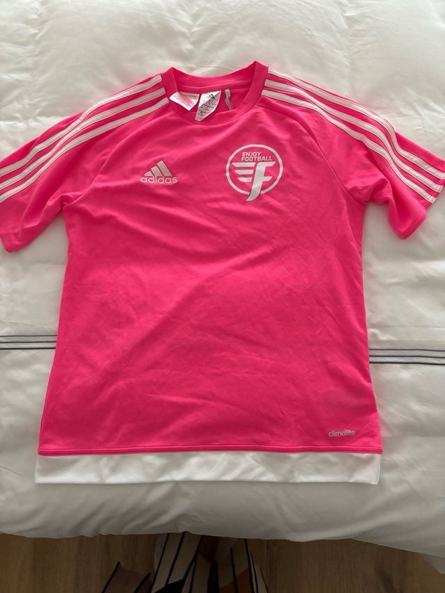 Camiseta de entrenamiento adidas 13 14 años rosa