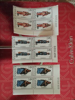 Sellos 6 pts. antiguas provincias.