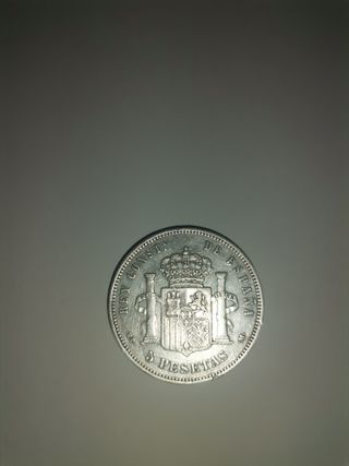 5 PESETAS DE ALFONSO XIII 1890