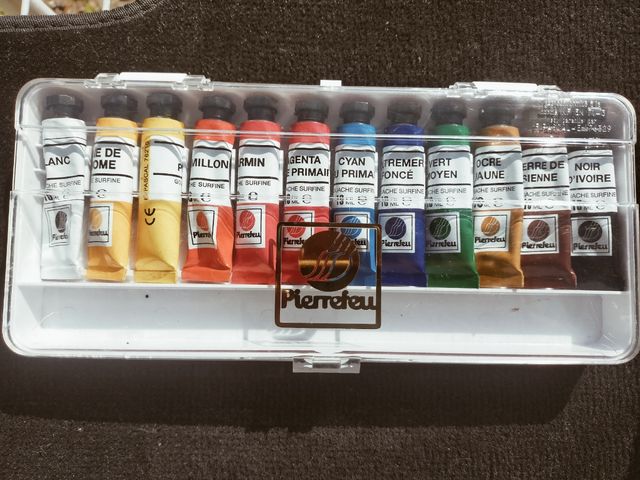 Set colori parzialmente usati