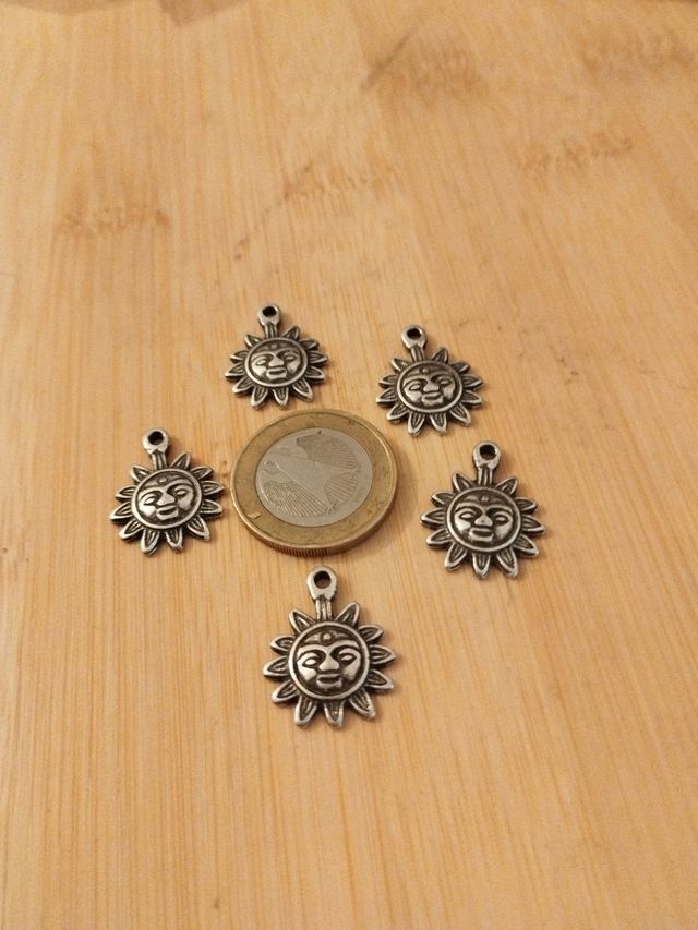 Lote de 5 abalorios Zamak charms