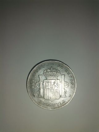 5 PESETAS DE ALFONSO XIII 1890