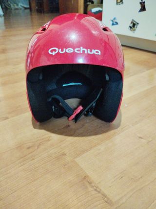 Casco y guantes de nieve niño