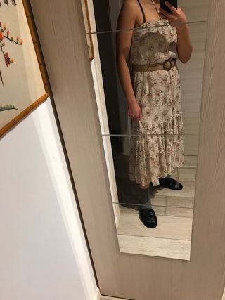 Abito estivo senza spalline taglia M