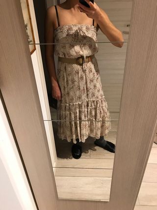 Abito estivo senza spalline taglia M