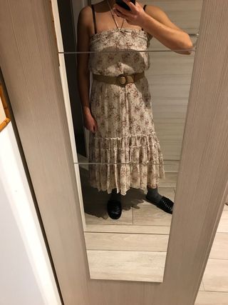 Abito estivo senza spalline taglia M