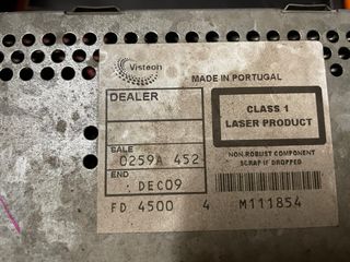 Stereo originale ford firsta 05