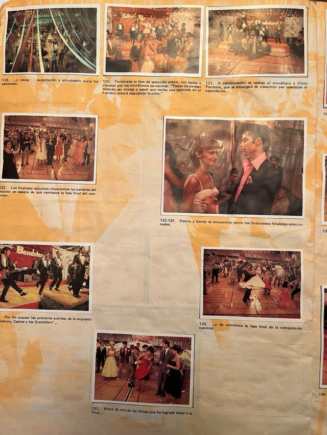 Álbum completo cromos Grease .