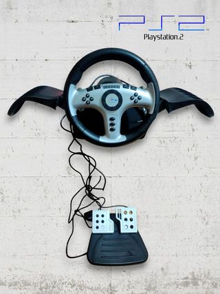 Volante y pedales PS2 Speed Racer