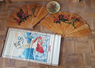 Lote artículos chinos vintage años 90