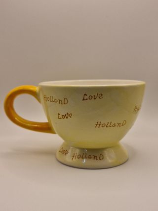 Set vintage tetera y taza Holanda