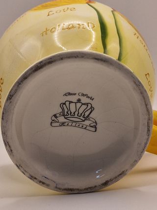 Set vintage tetera y taza Holanda