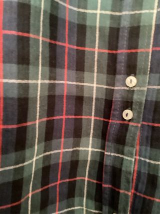 Camicia donna blu scozzese Zara