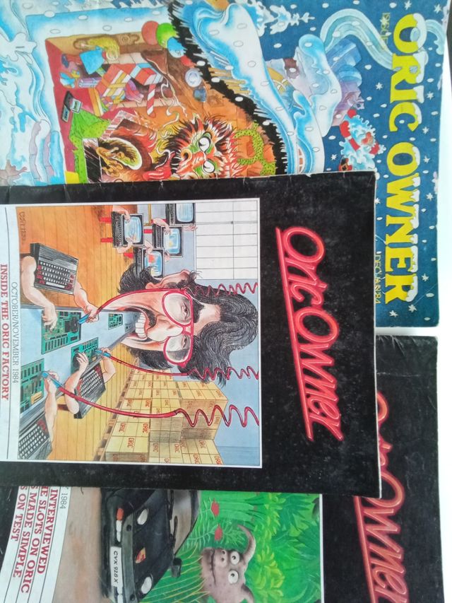 ORIC 1 ATMOS LOTE REVISTA LIBRO