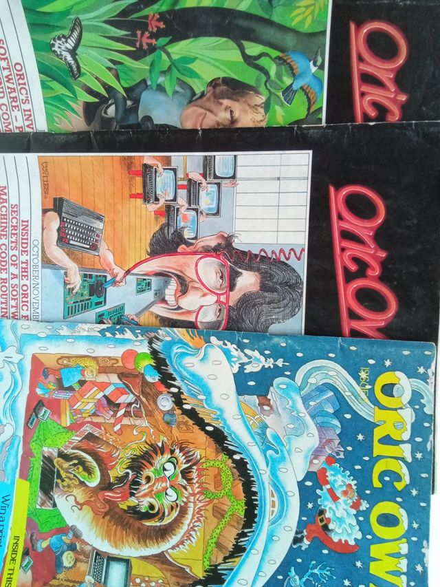 ORIC 1 ATMOS LOTE REVISTA LIBRO