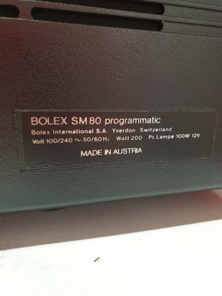 PROYECTOR  BOLEX SM80 PROGRAMMATIC