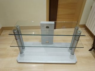 Mesa de cristal para tv