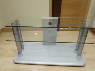 Mesa de cristal para tv