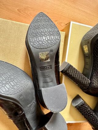 Zapatos de Piel con Tacón miMaO