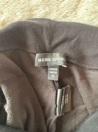 Pantalón de chándal terciopelo negro