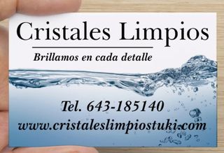 Limpieza de cristales