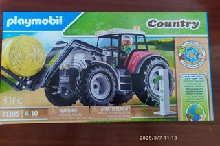 Tractor Grande Playmobil 71305.NUEVO+ Avión de pla