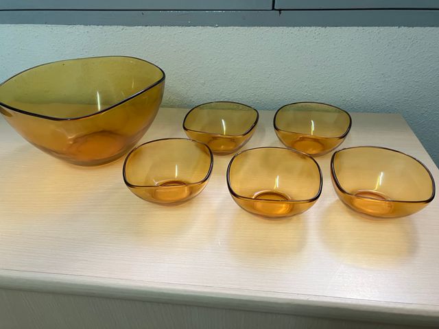 Ensaladera y 5 bol Vereco France