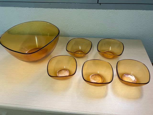 Ensaladera y 5 bol Vereco France