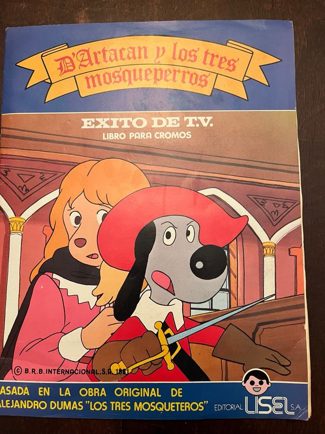 Álbum cromos .D ‘Artacan y los tres mosque
